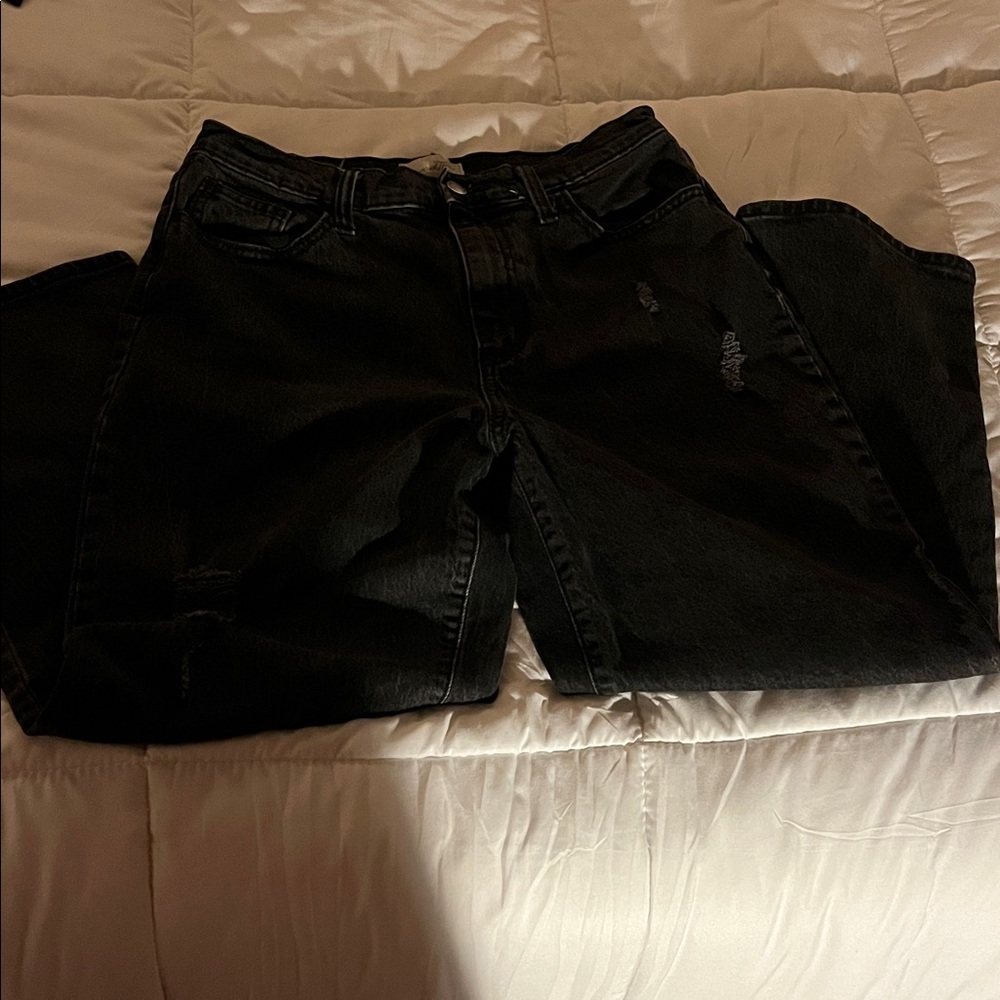 Universal Thread Black Denim Mom Jeans